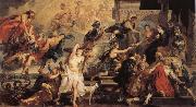 Peter Paul Rubens Henr IV himmelsfard and regeringsproklamationen oil